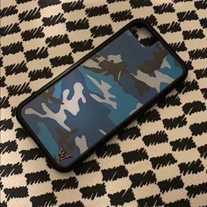 blue camo wildflower case